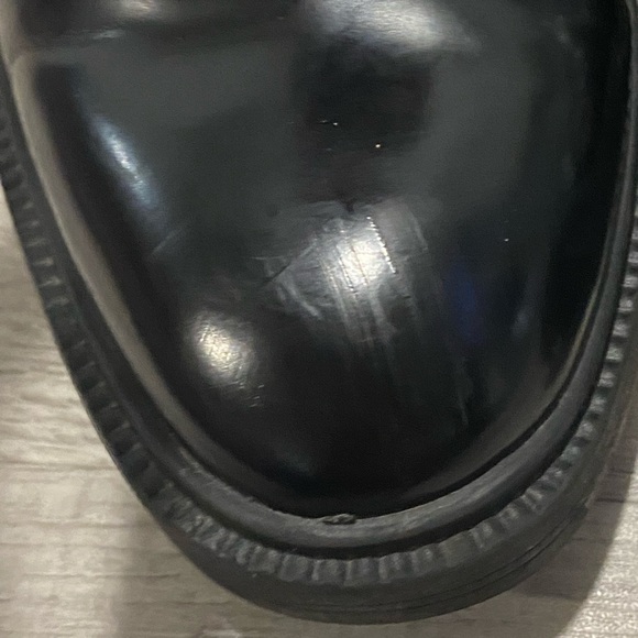 Zara Chelsea Booties Casual Round Toe Chunky Heel Ankle Boots Motorcycle Shoes - Picture 9 of 9